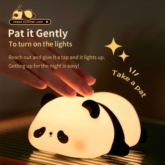 Panda Light Lamp LED (Rechargeable Silicone)